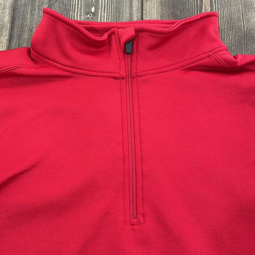 Men’s Red Gildan Performance Pullover - Picture 3 of 5